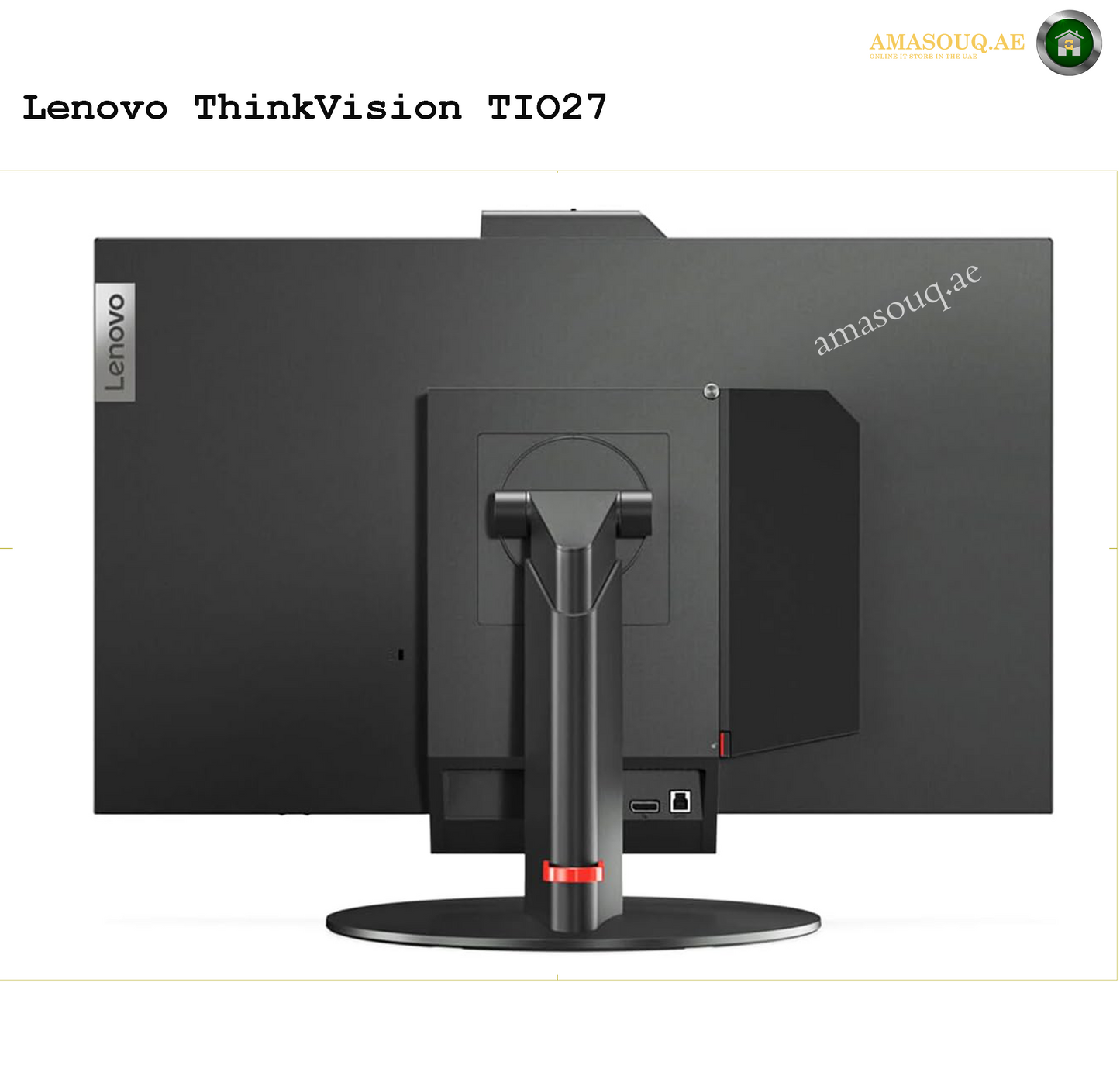 Lenovo ThinkCentre Tiny-In-One (TIO) 27" Monitor – UHD Display for Professionals