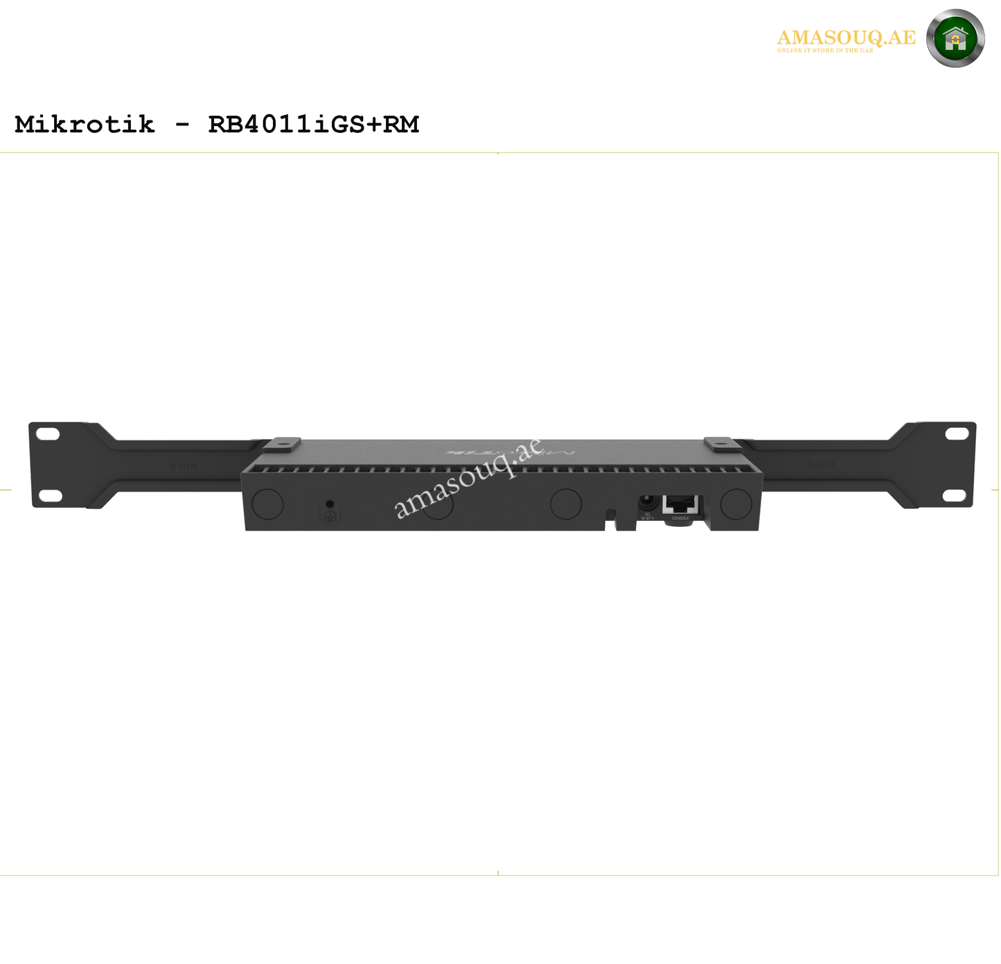 MikroTik RB4011iGS+RM | AMASOUQ.AE BACK VIEW