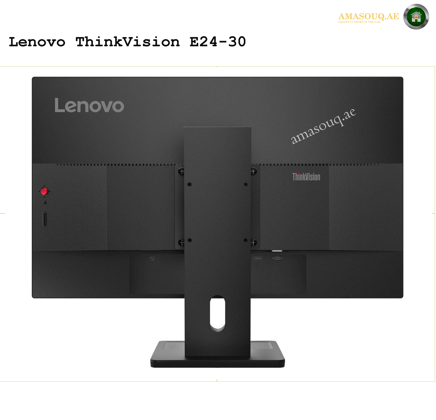 Lenovo ThinkVision E24-30 Monitor – Eye Comfort, Clarity & Performance