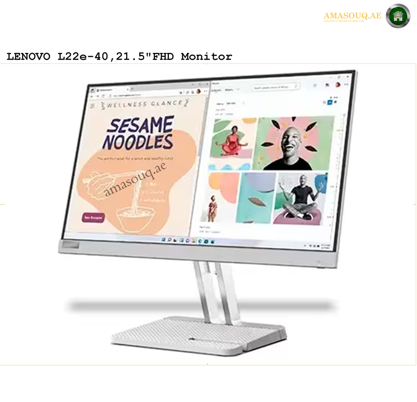 Lenovo L22e-40 / 21.5" Monitor | AMASOUQ.AE 2