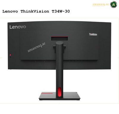 Lenovo ThinkVision T34w-30 34" Monitor – Ultra-Wide QHD for Professionals