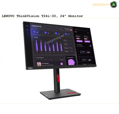 Lenovo Monitor - T24i-30 / 23.8" | AMASOUQ.AE 1