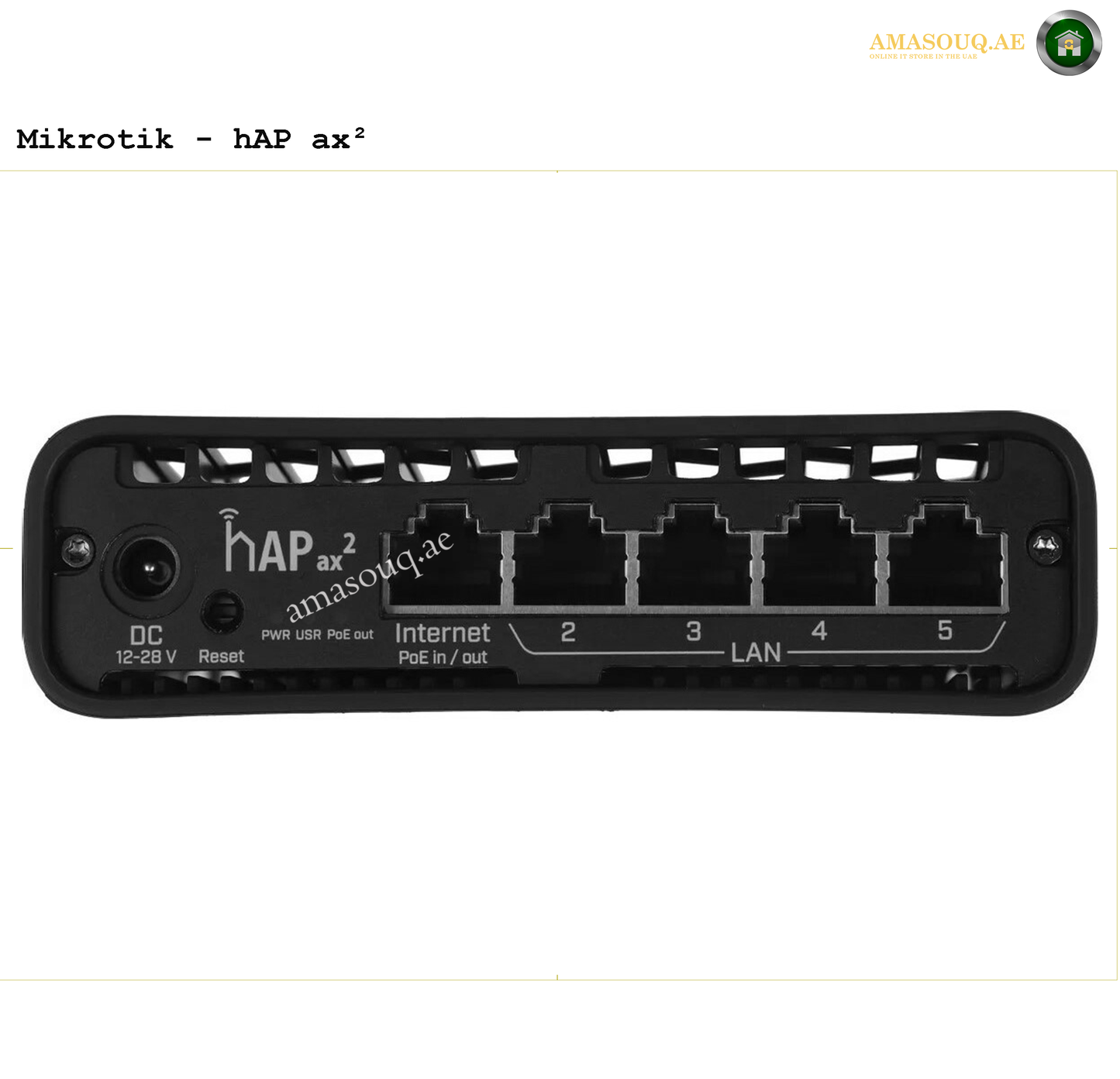 MikroTik - HAP ax² - Wi-Fi 6 | AMASOUQ.AE 4