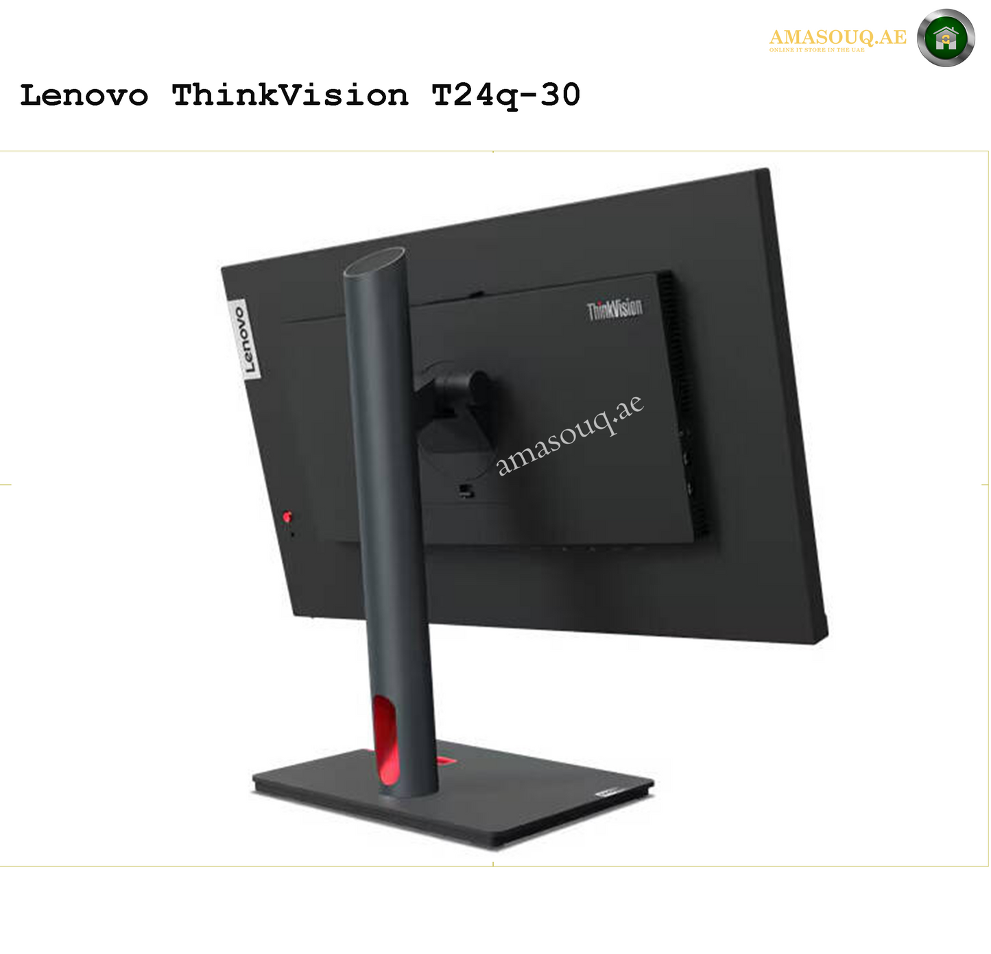 Lenovo ThinkVision P24q-30 Monitor – Perfect for Business & Everyday Use