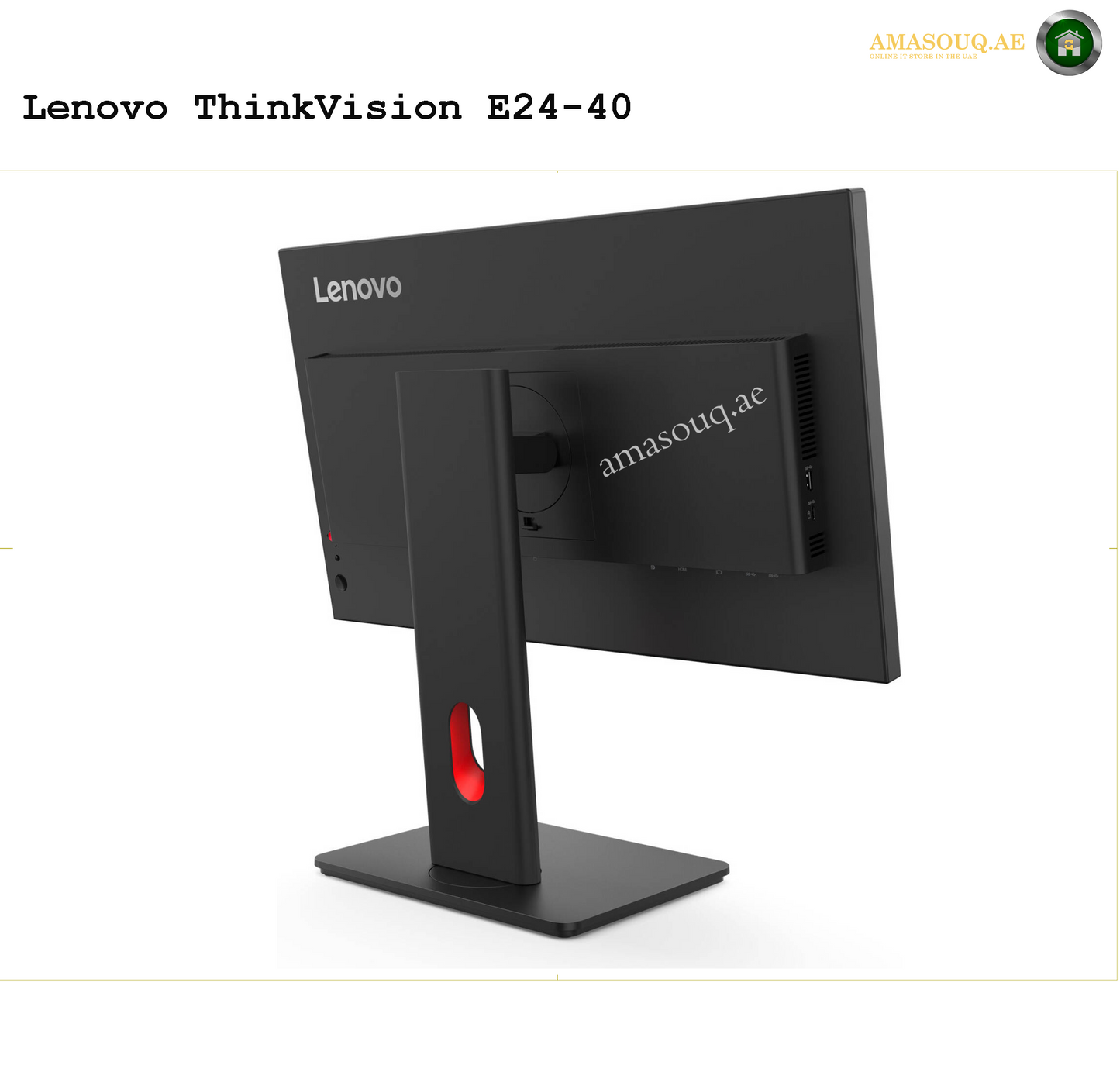 Lenovo ThinkVision E24-40 Monitor – Eye Comfort and Crisp Visuals