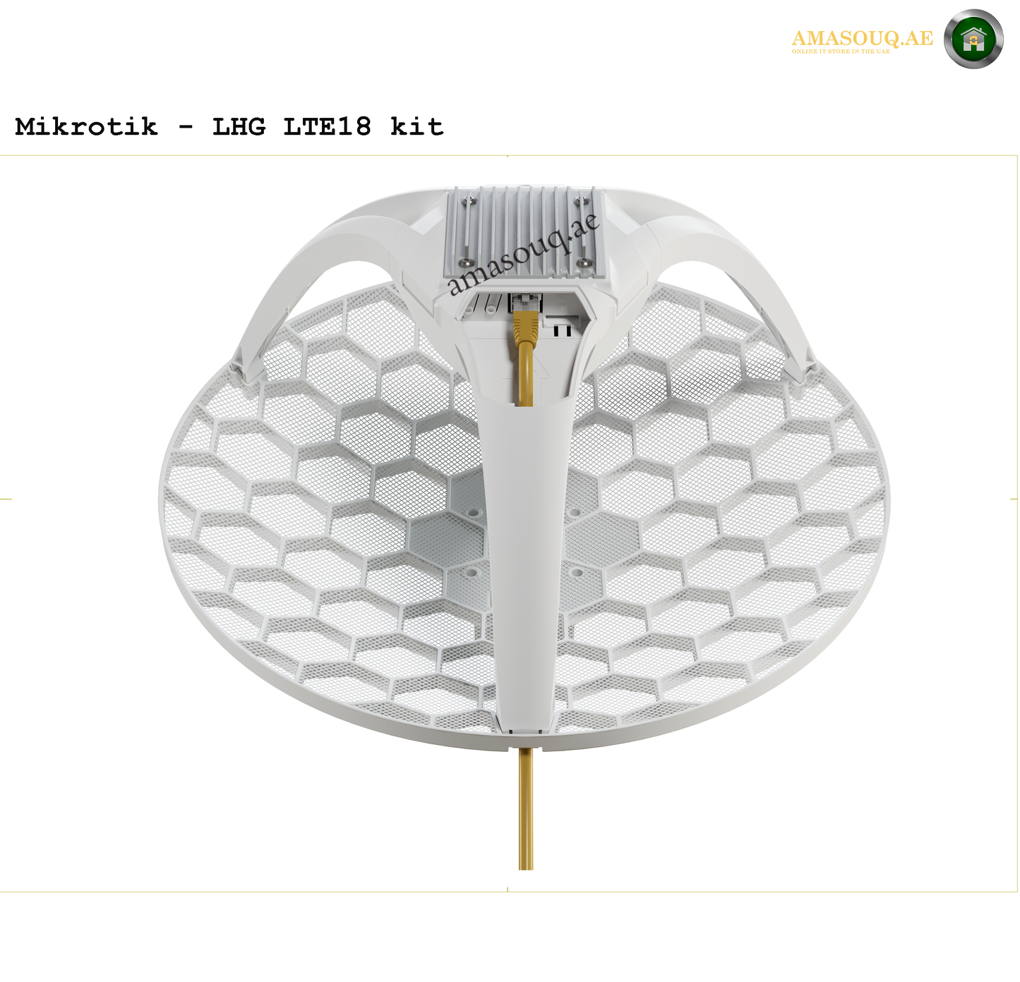 Mikrotik LHG LTE18 kit with honeycomb design - AMASOUQ.AE - BACK VIEW