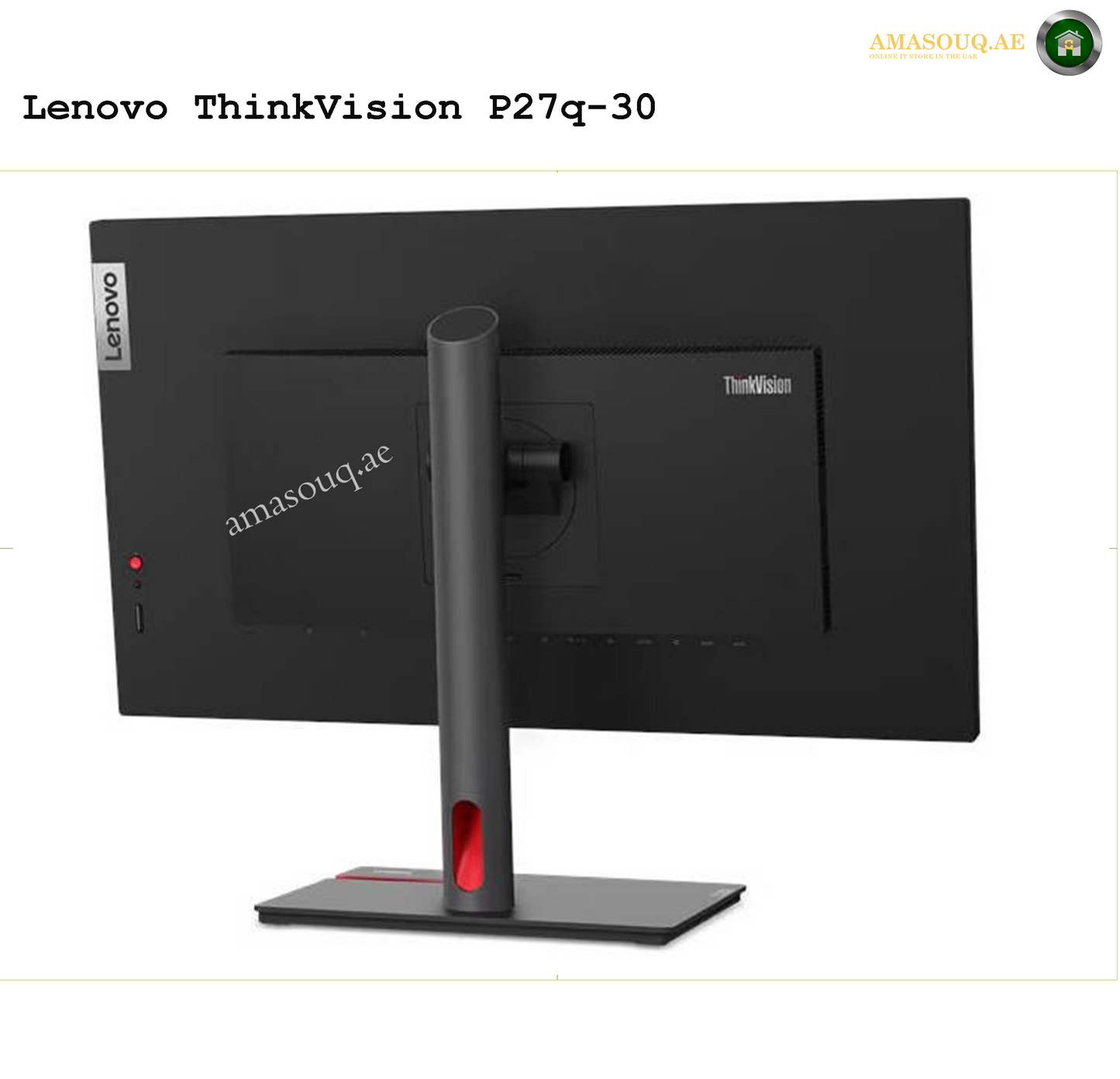 Lenovo ThinkVision P27q-30 Monitor 27" – Premium QHD Visuals & Ergonomic Design