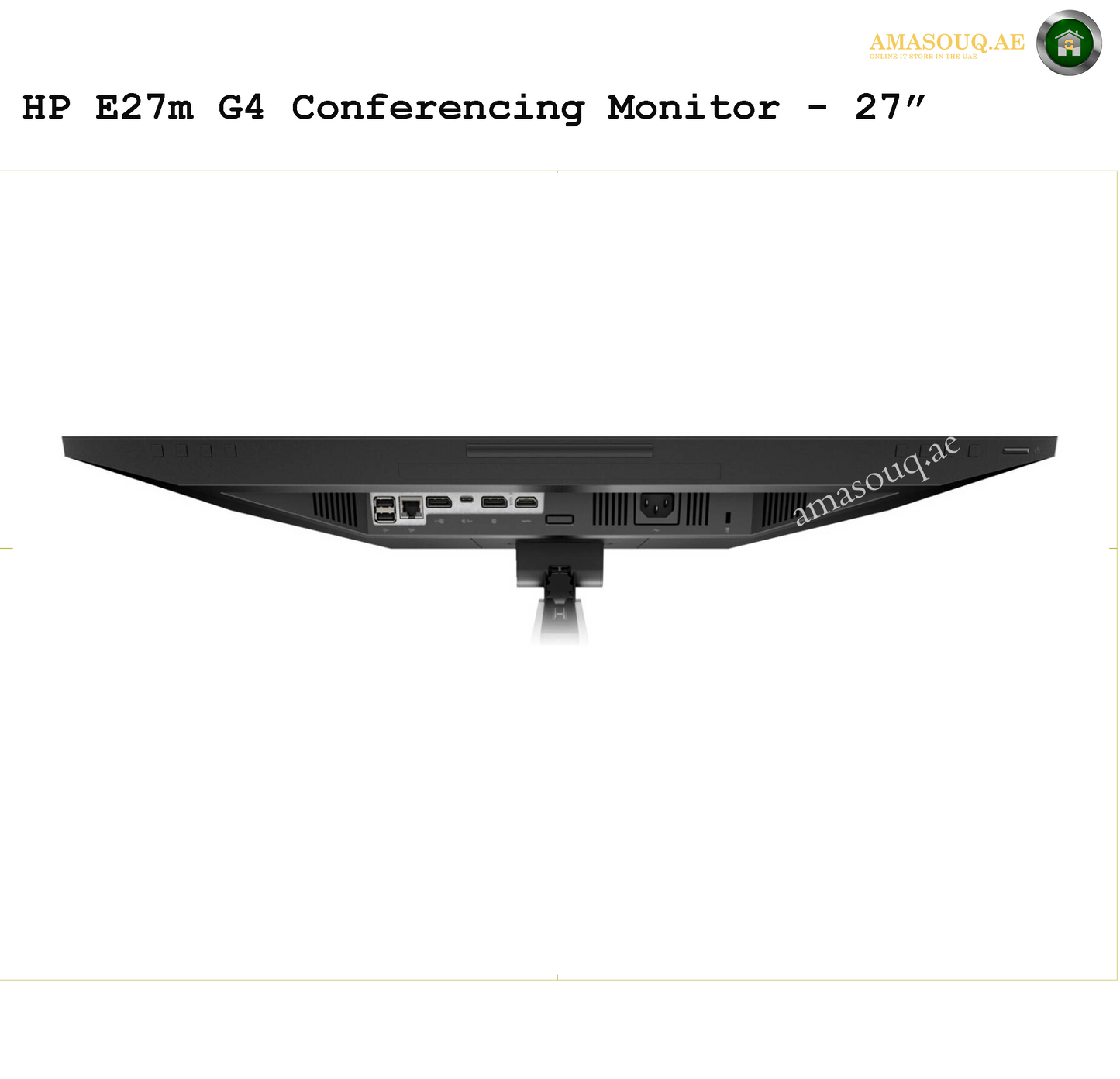 HP E27m G4 - 27" | AMASOUQ.AE PORT VIEW