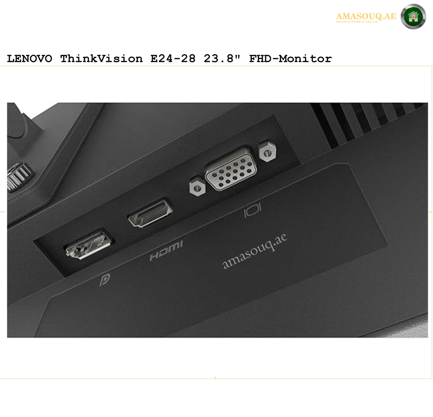 Lenovo Monitor - E24-28 / 23.8" | AMASOUQ.AE 5