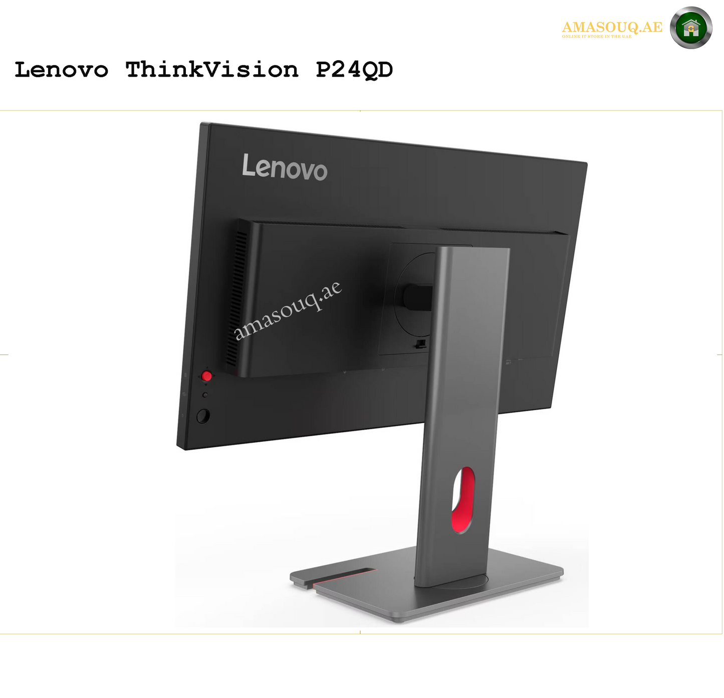 ThinkVision P24QD-40 Monitor – Premium 24" QHD Monitor for Professionals