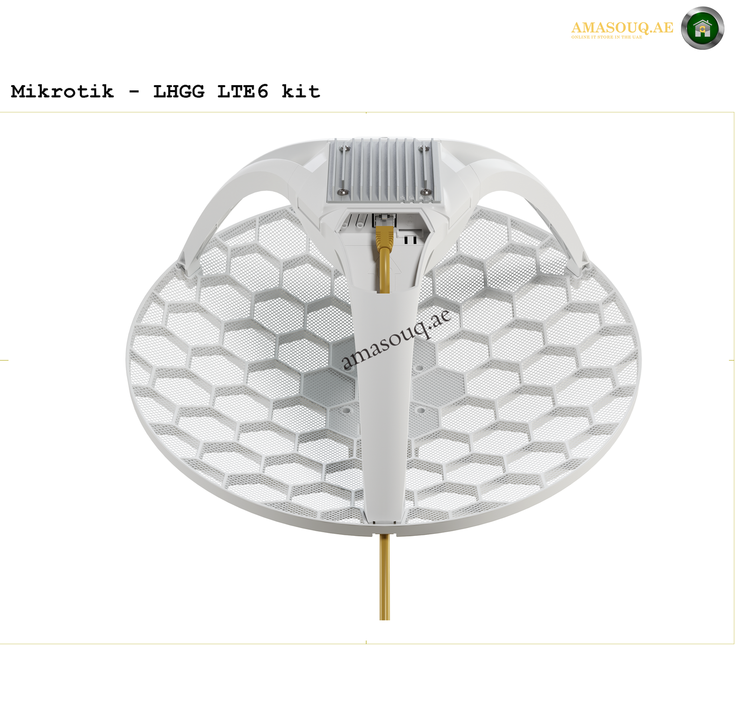 Mikrotik LHGG LTE6 kit with hexagonal pattern - AMASOUQ.AE - BACK VIEW 1