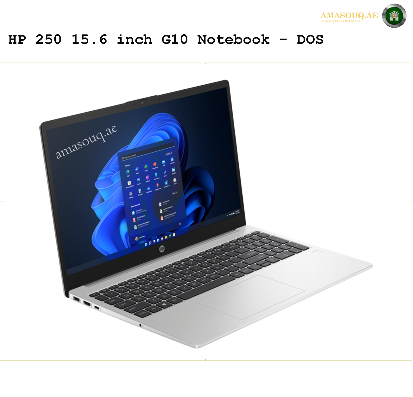 HP 250 G10 Notebook 15.6 inch | AMASOUQ.AE SIDE VIEW