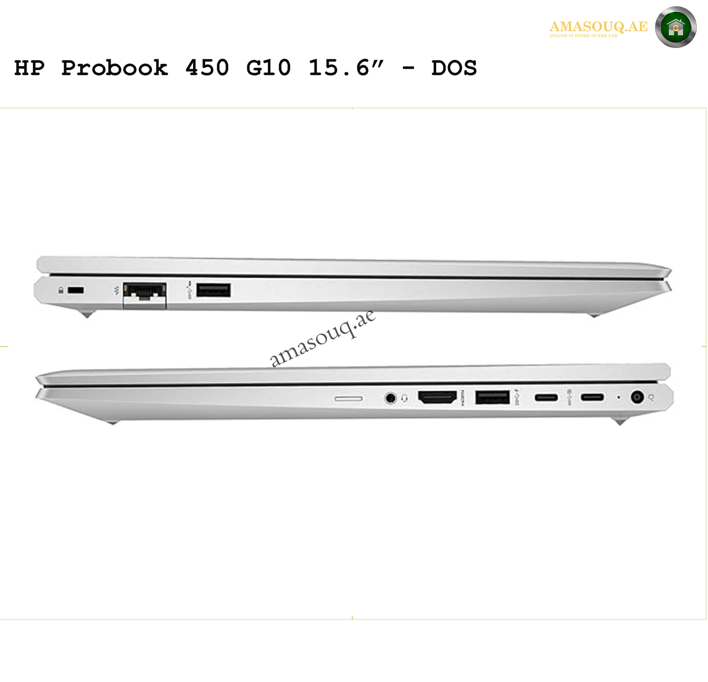 HP 250 G10 Notebook GeForce RTX 2020 - 15.6" | AMASOUQ.AE PORT VIEW