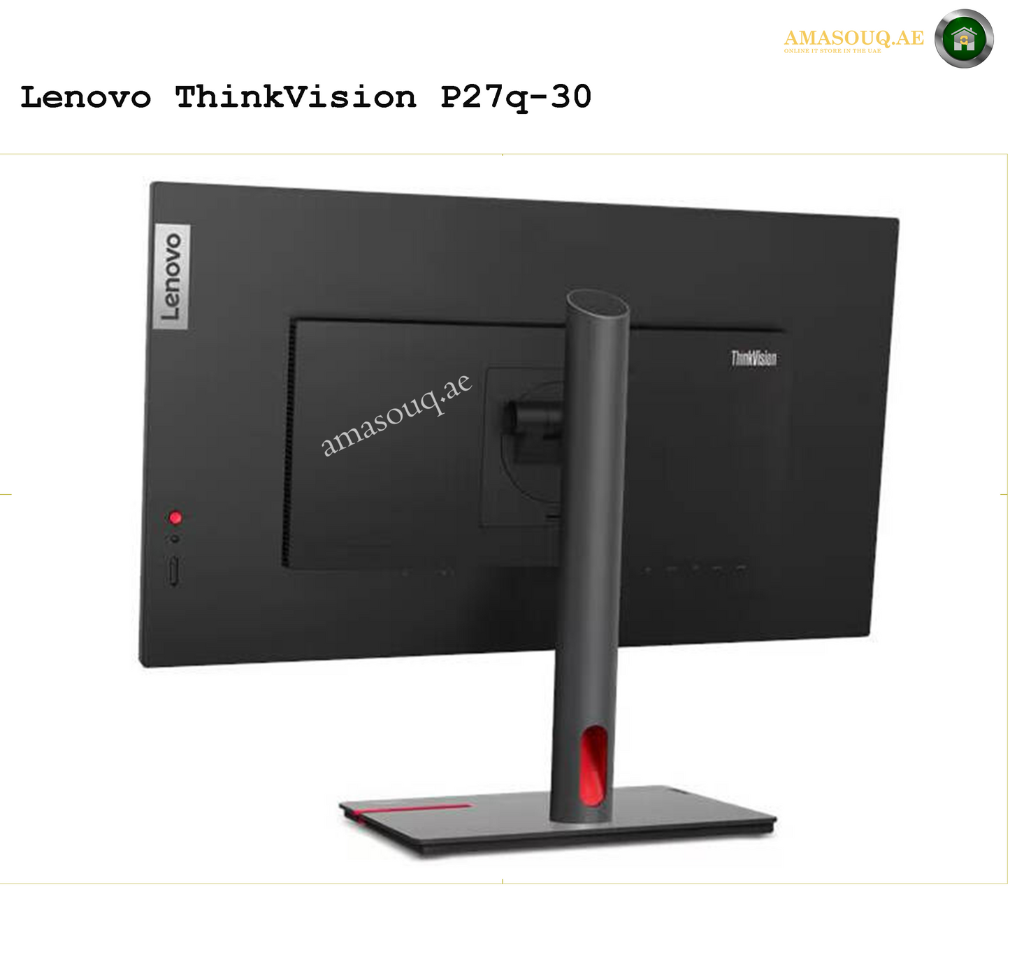 Lenovo ThinkVision P27q-30 Monitor 27" – Premium QHD Visuals & Ergonomic Design