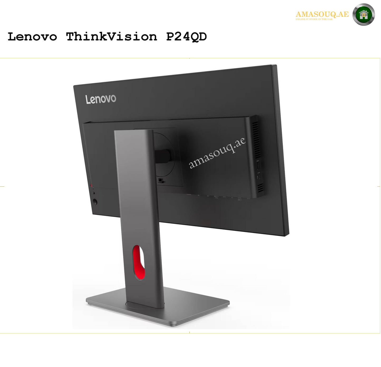 ThinkVision P24QD-40 Monitor – Premium 24" QHD Monitor for Professionals