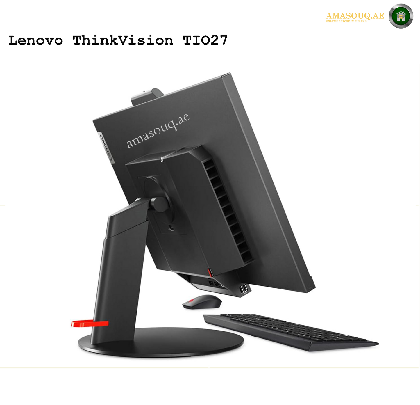 Lenovo ThinkCentre Tiny-In-One (TIO) 27" Monitor – UHD Display for Professionals