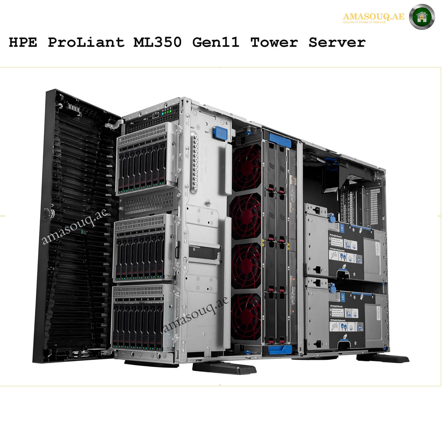 HPE ProLiant ML350 Gen11 Server for Business | Dual Socket Tower Server