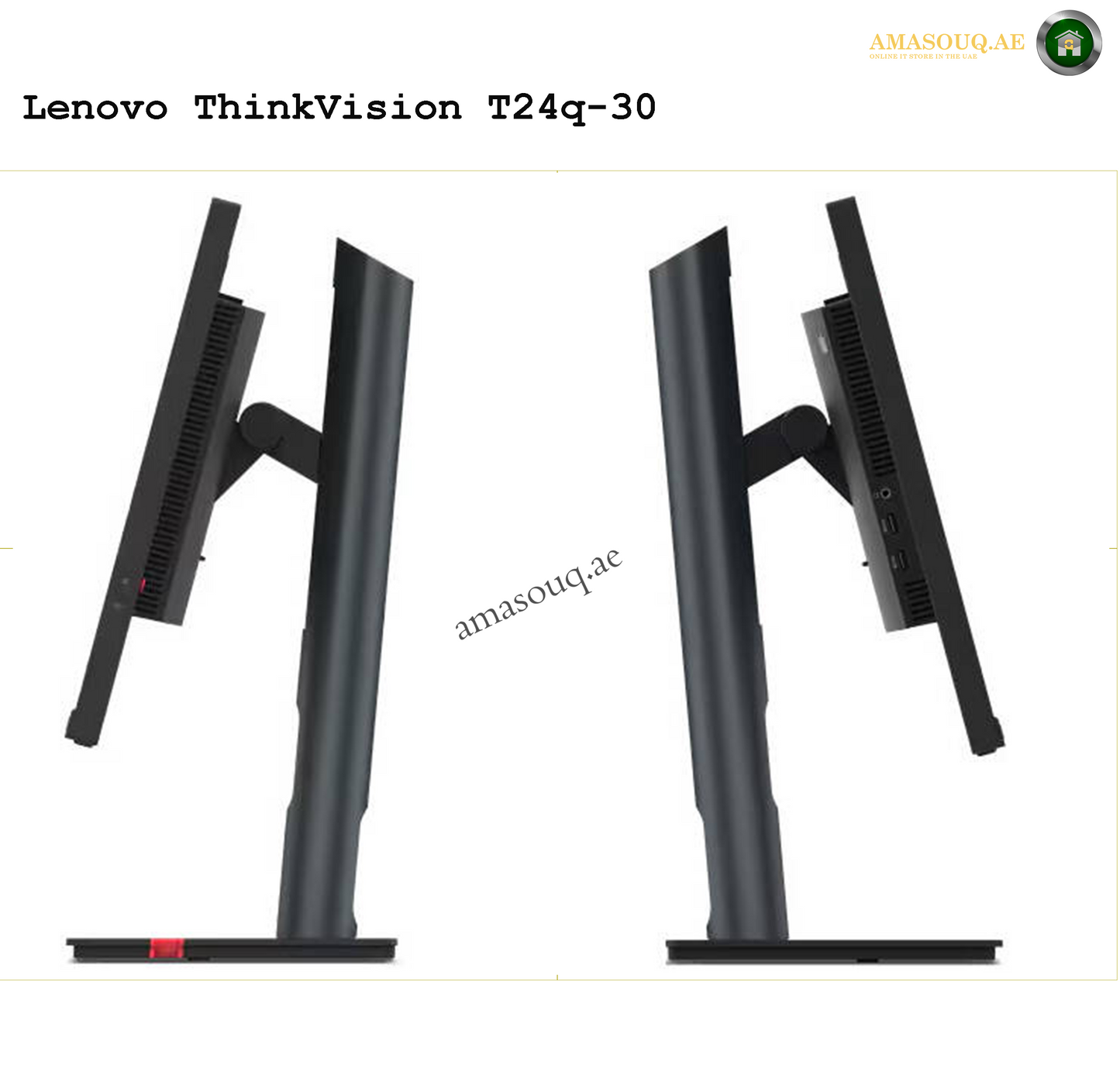 Lenovo ThinkVision P24q-30 Monitor – Perfect for Business & Everyday Use
