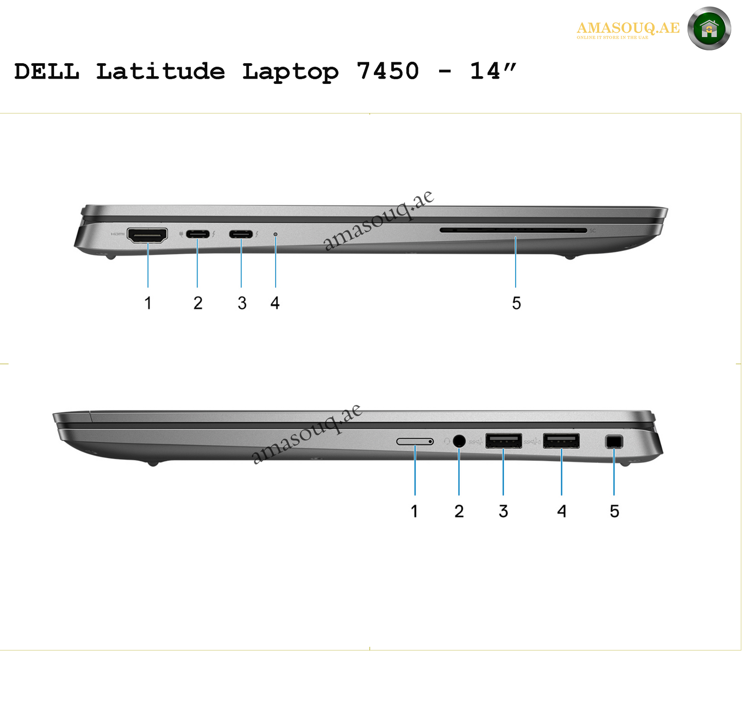 Dell Latitude 7450 - 14" - W11Pro | AMASOUQ.AE 6