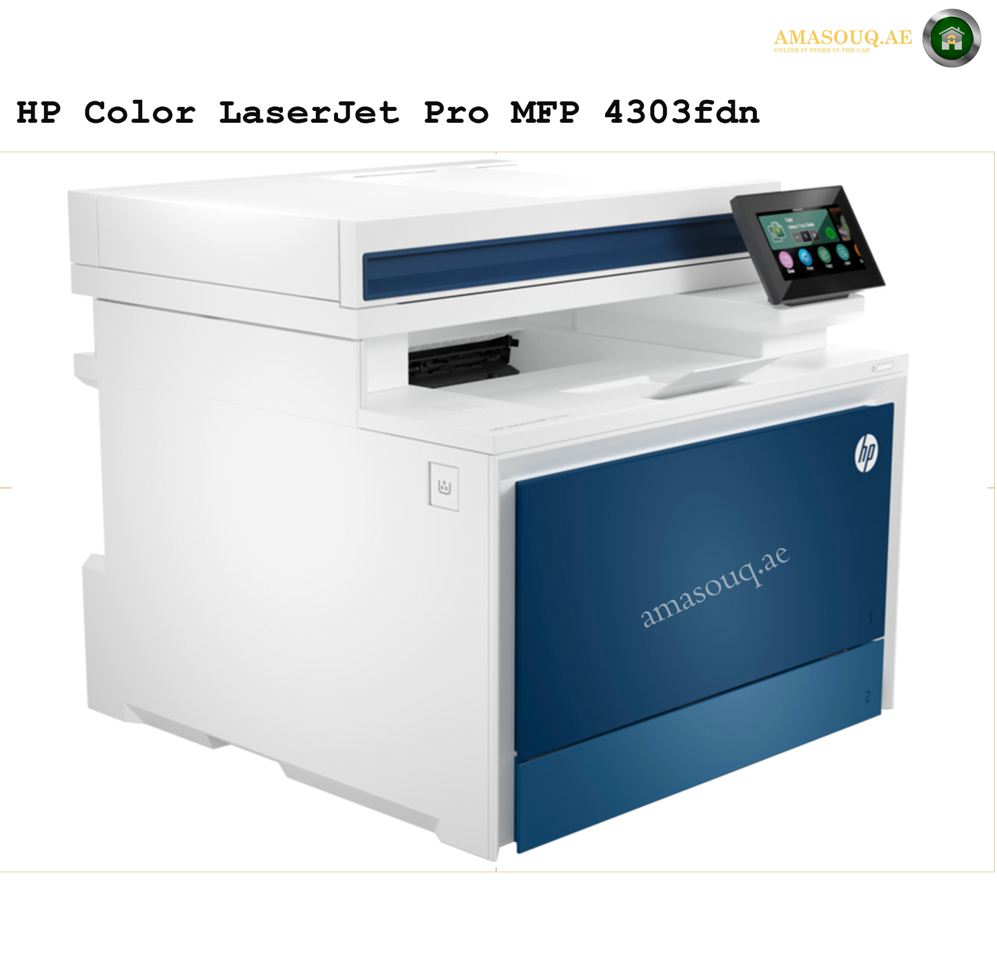 HP Color LaserJet Pro MFP 4303fdn side view 5HH66A