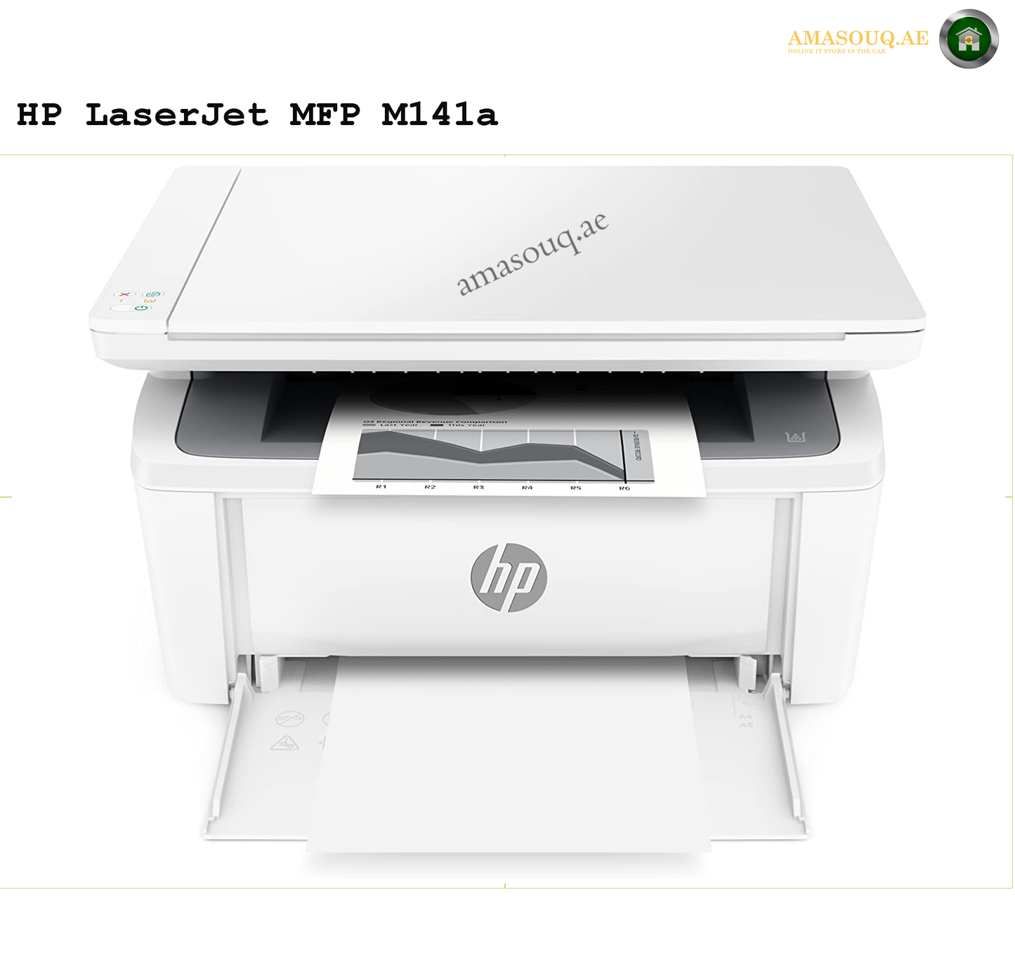 HP LaserJet MFP M141a Print Scan Copy Printer 7MD73A