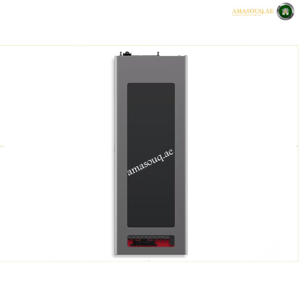 A replacement front glass panel for a countertop coffee machine, featuring a dark black screen area and a gray outer frame, shown against a plain white background with a watermark.