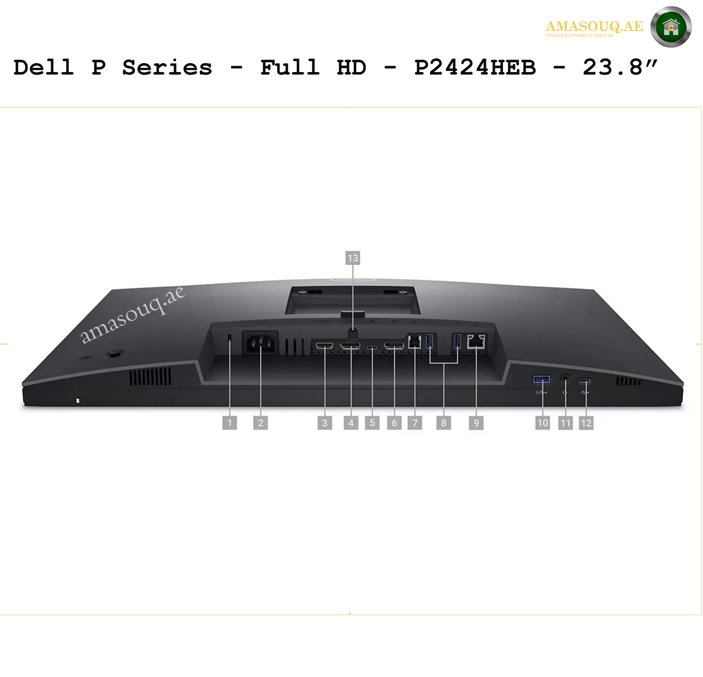 Dell Monitors P SERIES - P2424HEB | AMASOUQ.AE 4