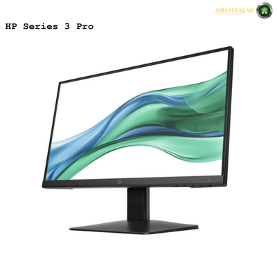HP S3 PRO 324pv FHD Monitor, 24" IPS Display, FHD Resolution, 100Hz Refresh Rate, Height adjustable, 5ms Response Time, Low Blue Light, Flicker Free, 3H Hardness