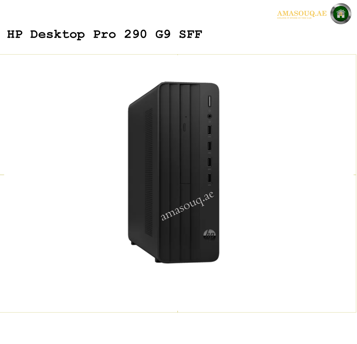 HP Pro 290 G9 SFF Desktop | AMASOUQ.AE SIDE VIEW