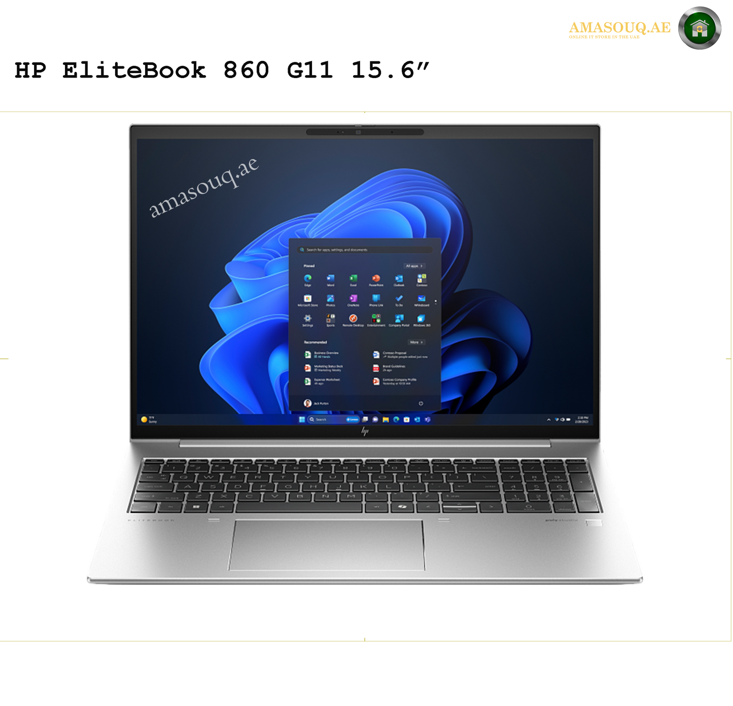 HP EliteBook 860 G11 W11Pro | AMASOUQ.AE FRONT VIEW
