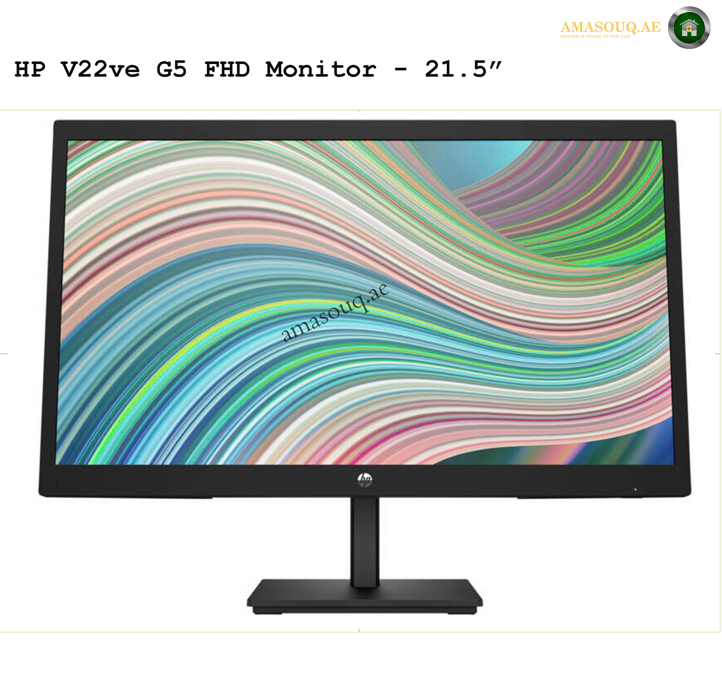 HP V22Ve - 21.5" | AMASOUQ.AE FRONT  VIEW