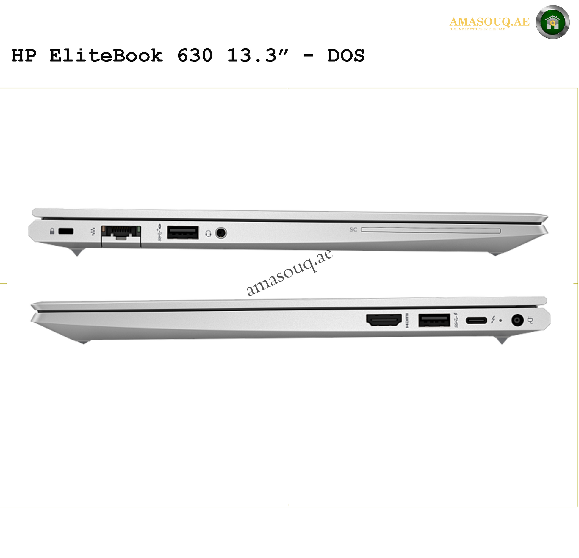 HP EliteBook 630 G10 13.3" | AMASOUQ.AE PORT VIEW