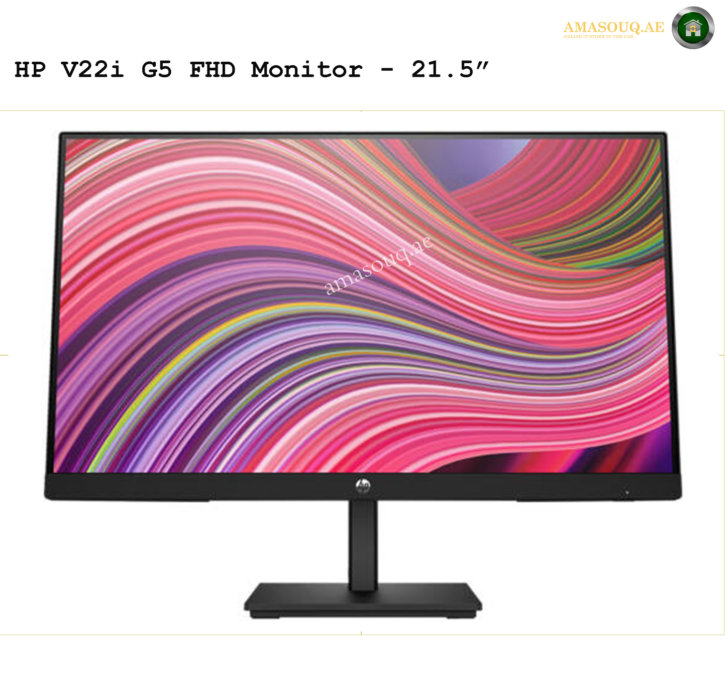 HP V22i  G5 - 21.5" FRONT  VIEW