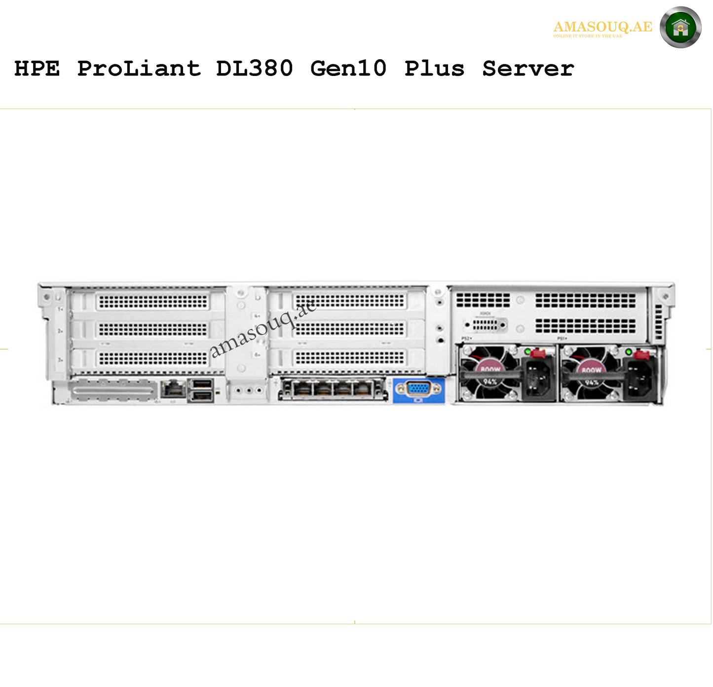 HPE ProLiant DL380 Gen10 Plus Rack Server | AMASOUQ.AE 6