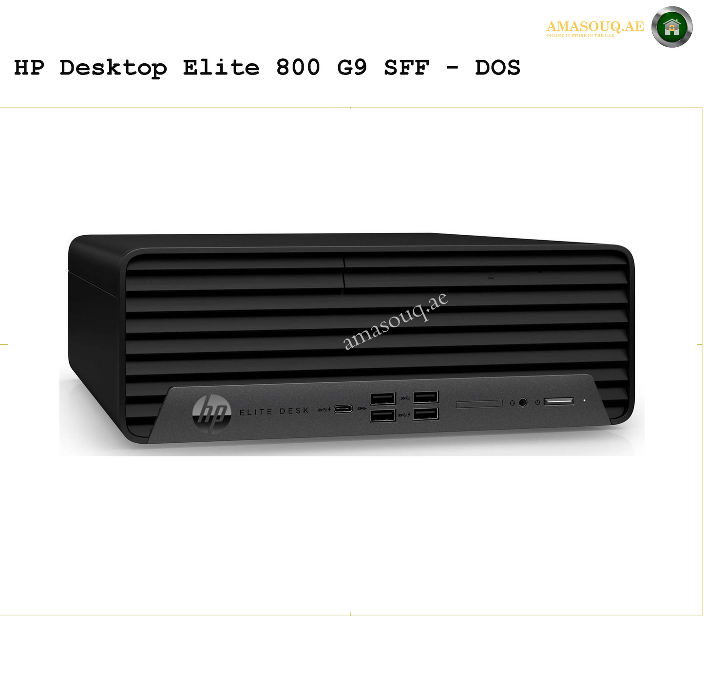 HP Elite 800 G9 SFF - DOS | AMASOUQ.AE SIDE VIEW
