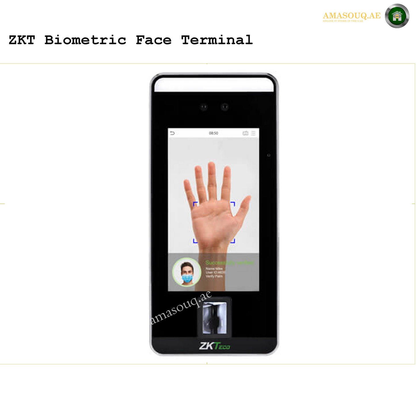 ZKT Biometric FAEC Terminal -  SpeedFace-V5L