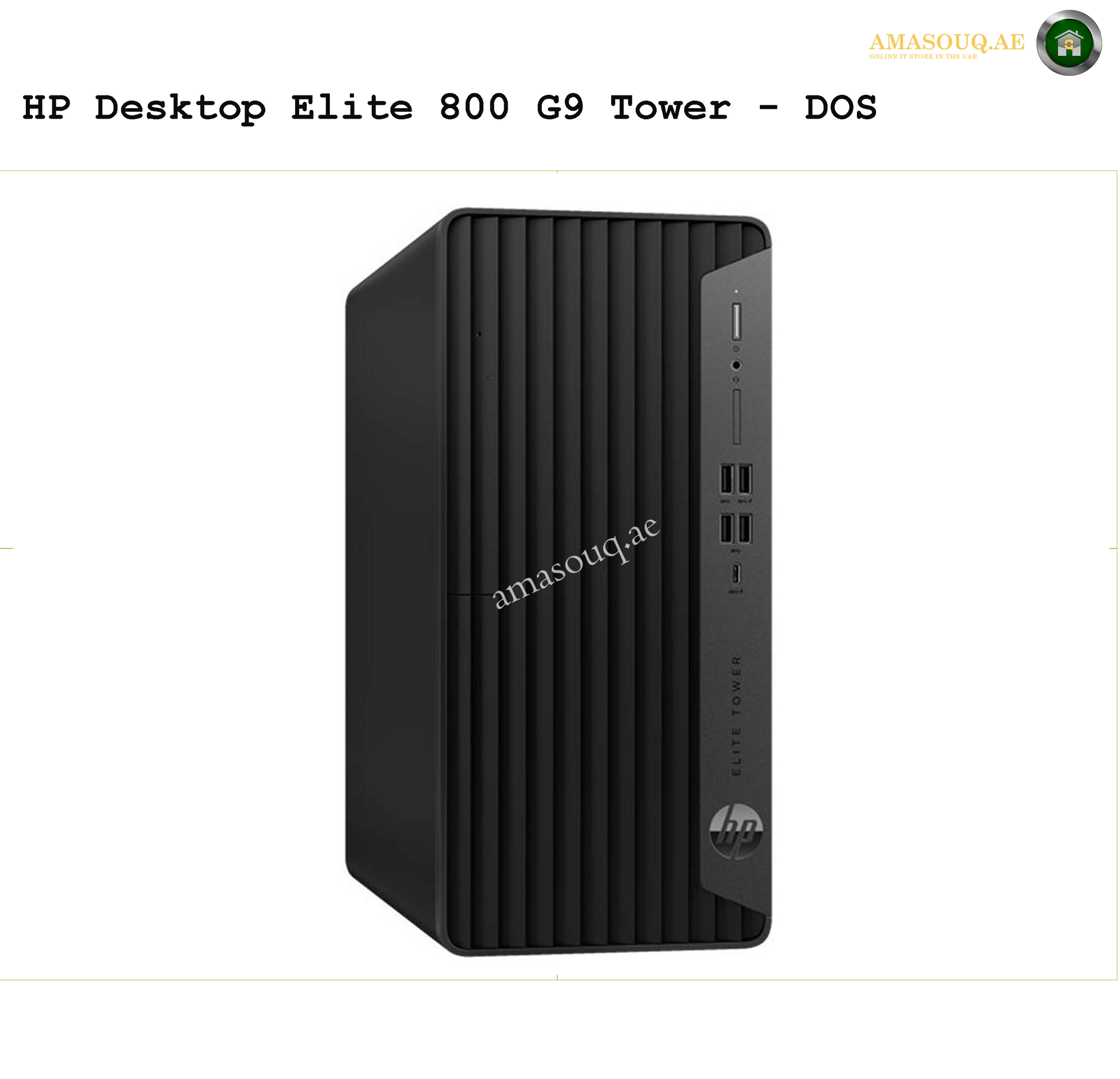 HP Elite 800 G9 Tower Desktop | AMASOUQ.AE SIDE VIEW