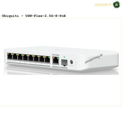 Ubiquiti - Flex 2.5G PoE - USW-Flex-2.5G-8-PoE | AMASOUQ.AE 1