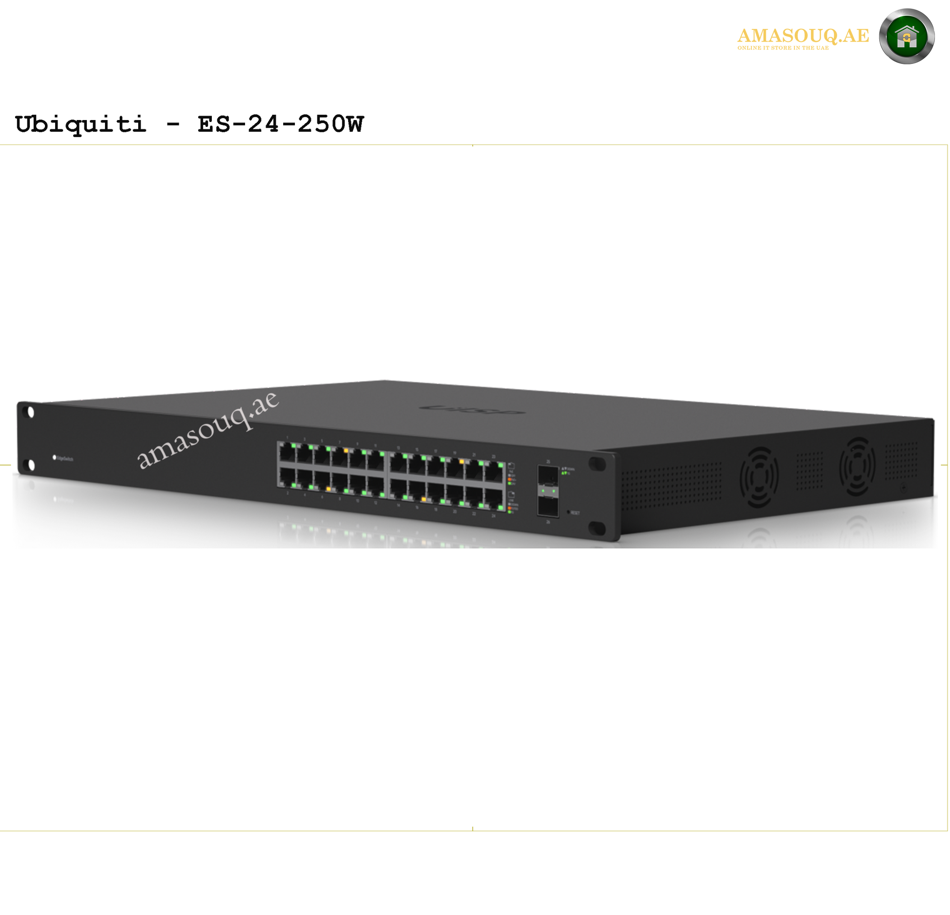 EdgeSwitch 24 PoE (250W) - ES-24-250W | AMASOUQ.AE 2