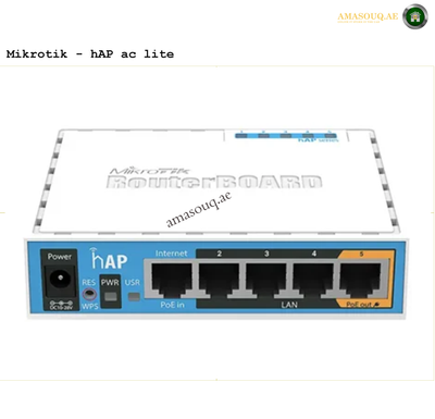 Mikrotik RouterBOARD hAP ac lite at AMASOUQ.AE front view