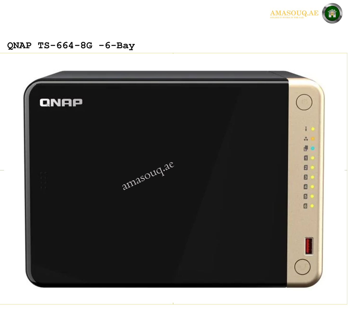 QNAP - Desktop Tower NAS - 6 Bay