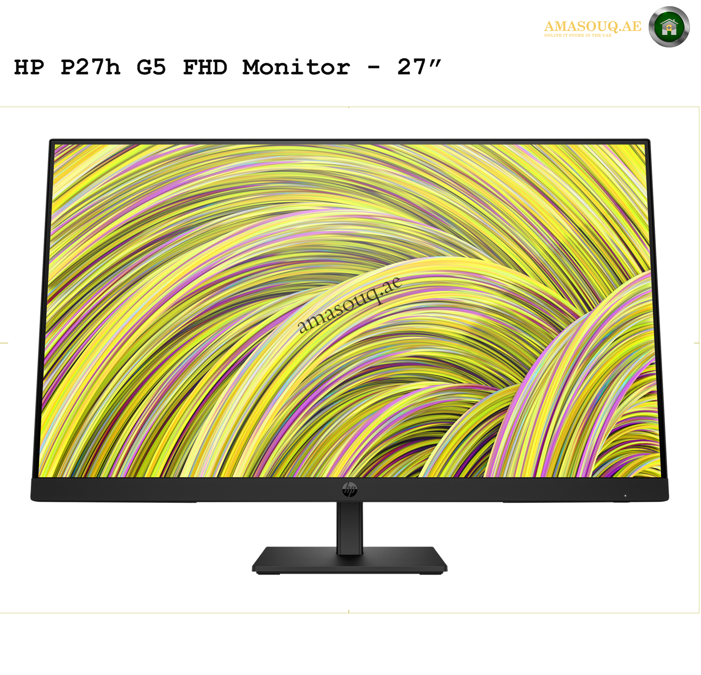 HP Monitor – P27h G5 - 27" | Stunning Display, Pro Performance