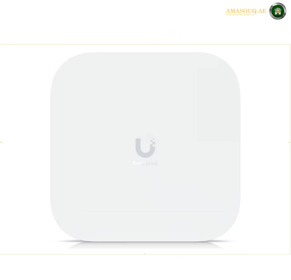Ubiquiti UniFi E7 Campus WiFi 7 Enterprise Access Point, 10-Stream 10GbE, 465m Coverage, 1000+ Clients, IP67/IPX6 Outdoor-Indoor AP, White | E7-Campus