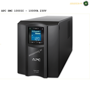 APC Smart-UPS Tower, 1000VA Rated Power, LCD 230V Main Input & Output Voltage with SmartConnect Port, 8x IEC 60320 C13 Output Connection Type, Black | SMC1000IC