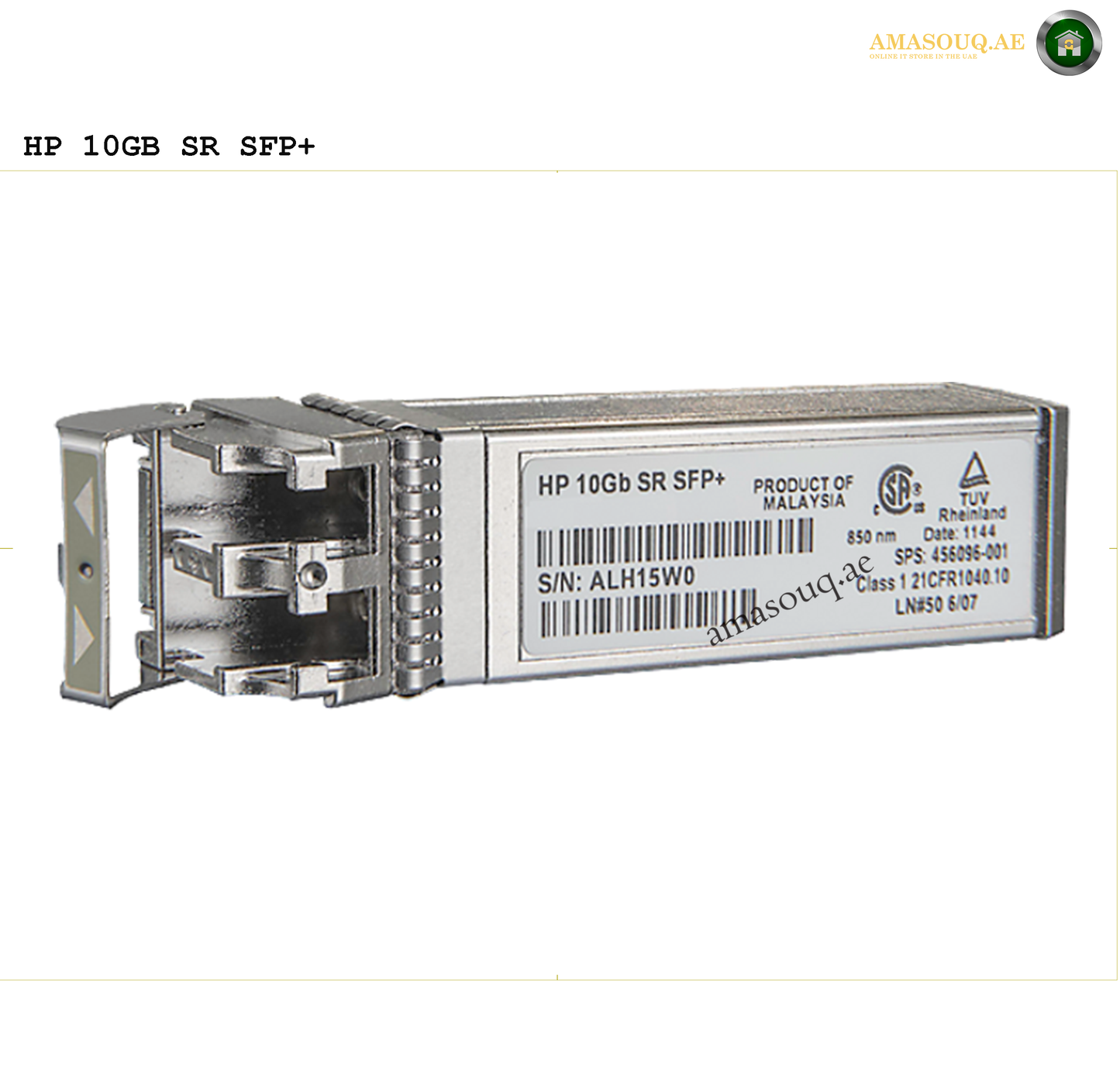 HPE Network Transceiver - 10Gb SFP+ SR Transceiver