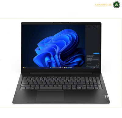 Lenovo V15 G5 IRL Laptop, 15.6" FHD TN Display, Intel Core i5-13420H Processor, 8GB RAM, 512GB SSD, Intel UHD Graphics, English UK Keyboard, No OS, Business Black