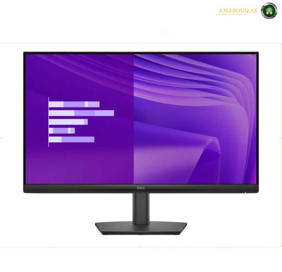 Dell Pro E2425HM Monitor, 24" IPS Display, FHD Resolution, 100Hz Refresh Rate, 5ms (GtG) Response Time, Mercury-free, Arsenic-free, PVC/BFR Free Feature, 16.7m Color Display, Black