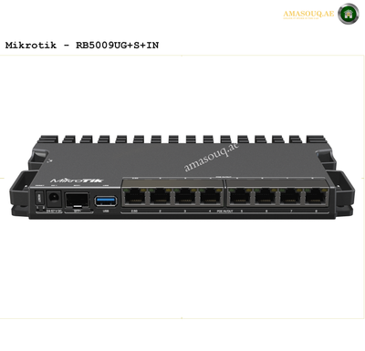 MikroTik RB5009UG+S+IN Router | AMASOUQ.AE FRONT VIEW