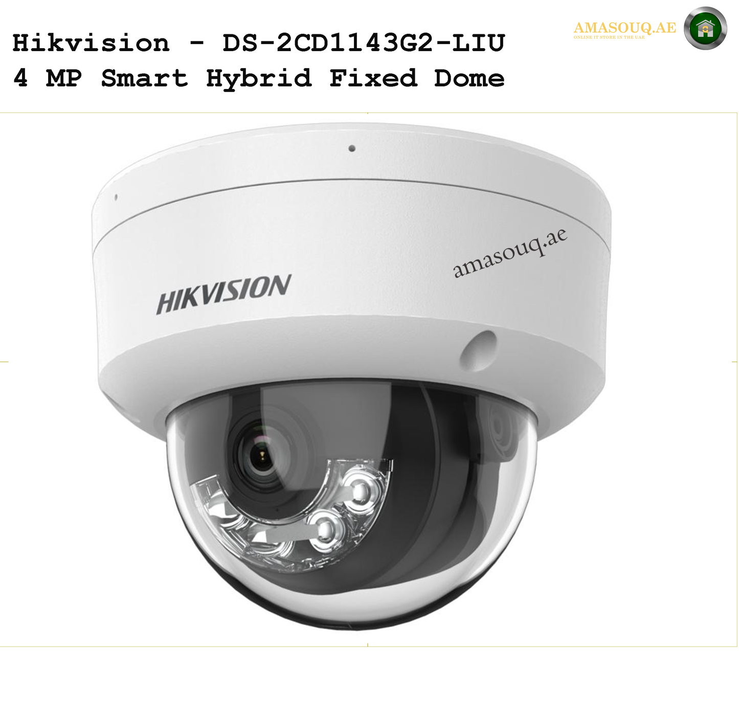 Hikvision 4 MP Smart Fixed Dome / Bullet - DS-2CD1143G2-LIU | DS-2CD1043G2-LIU