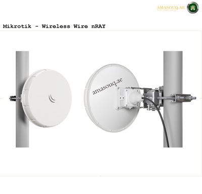 MikroTik nRAYG-60adpair (Wireless Wire nRAY) | AMASOUQ.AE FRONT VIEW 1